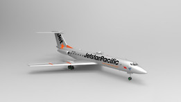 Tu 134B-ͼ���з�ͻ�ģ��