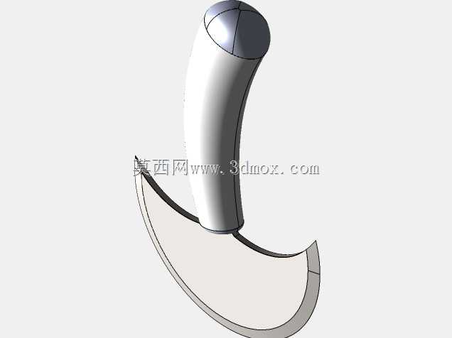 ����Ƥ���и�İ����ε�/Faca meia lua para corte de couro