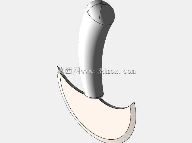 ����Ƥ���и�İ����ε�/Faca meia lua para corte de couro