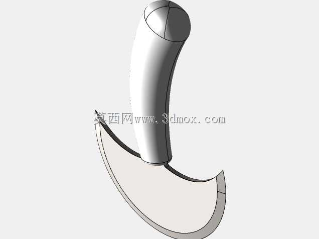 ����Ƥ���и�İ����ε�/Faca meia lua para corte de couro