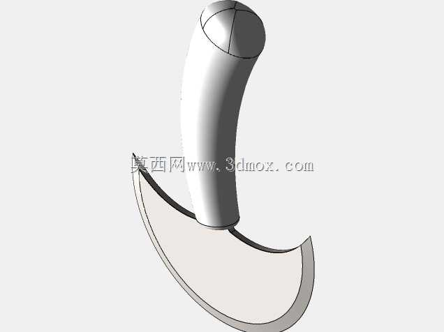 ����Ƥ���и�İ����ε�/Faca meia lua para corte de couro