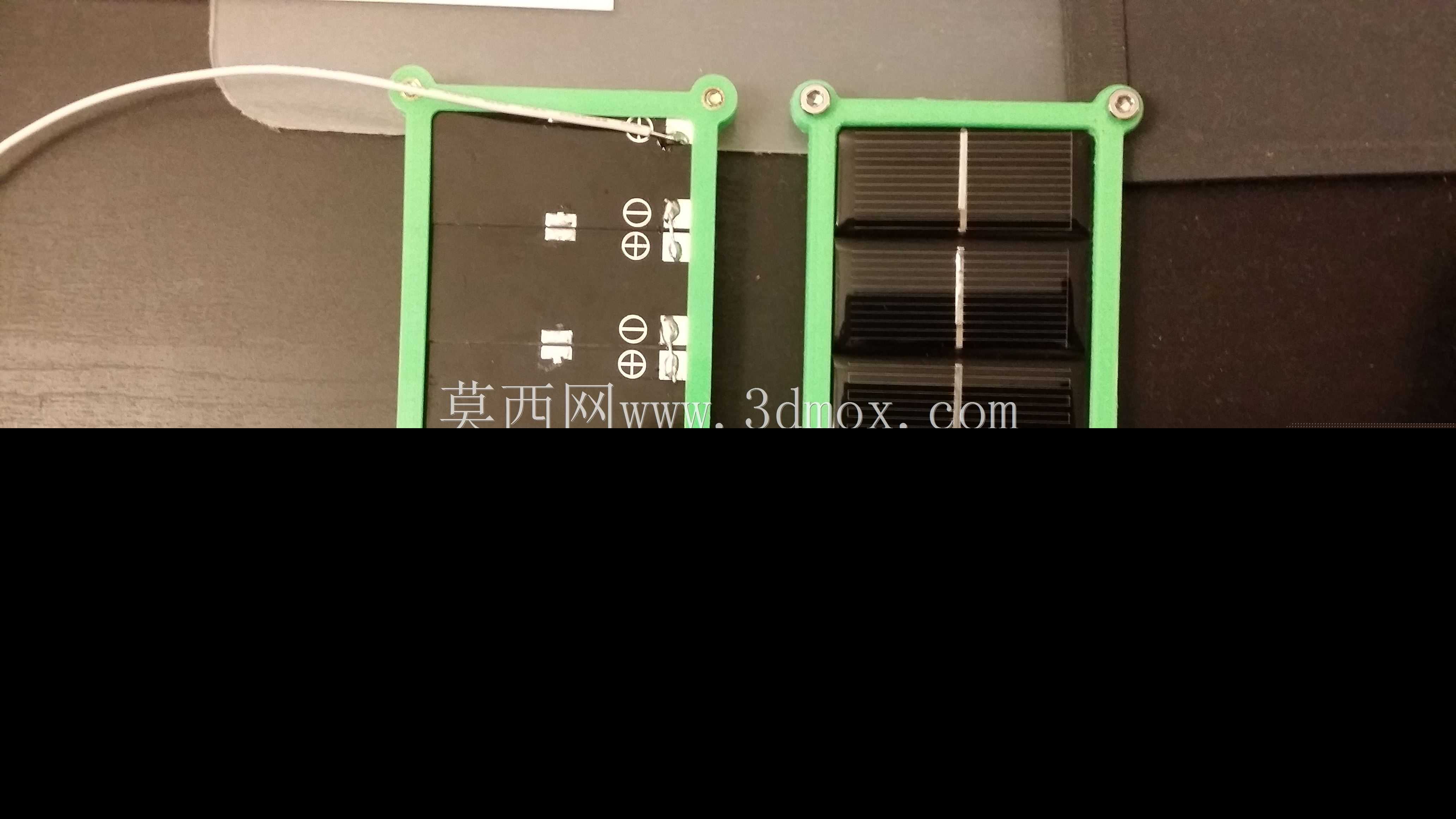0.5V、250mA太阳能电池板焊接夹具和外壳