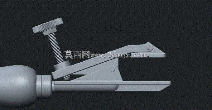 \“手动虎钳”渲染和动画