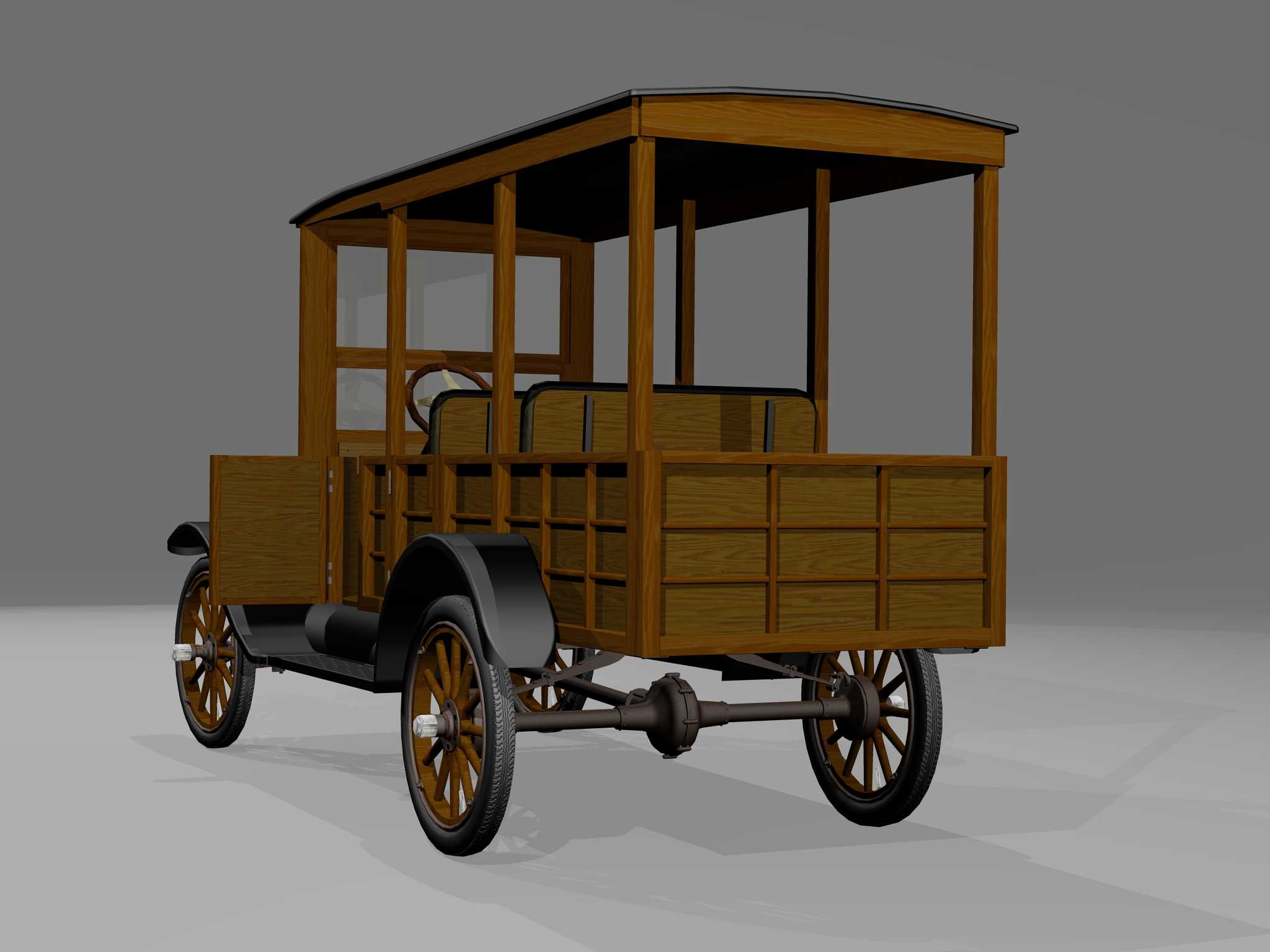 1922福特T型Woody(普通\u0026冲浪者)-AutoCAD 2008