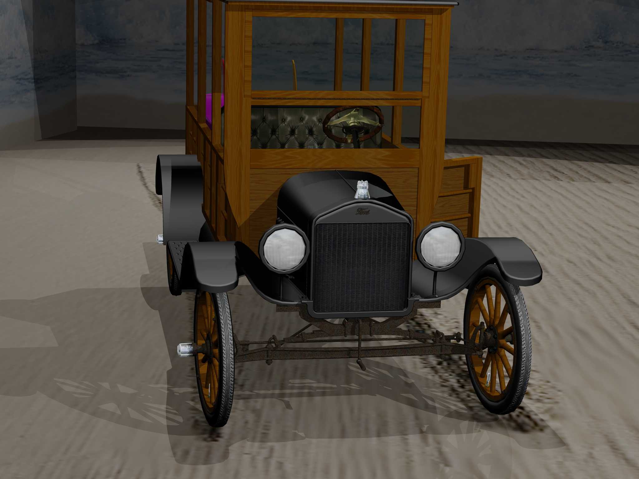 1922福特T型Woody(普通\u0026冲浪者)-AutoCAD 2008