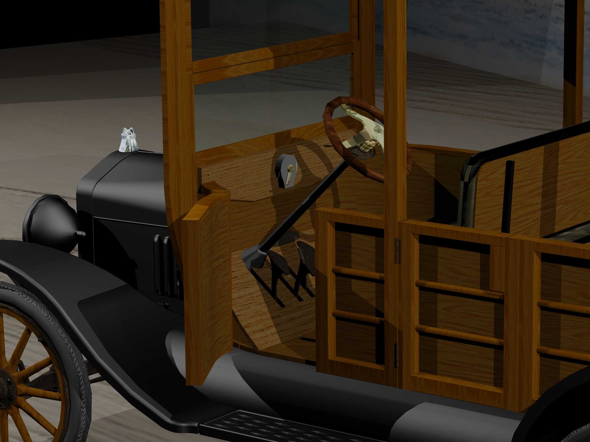 1922福特T型Woody(普通\u0026冲浪者)-AutoCAD 2008