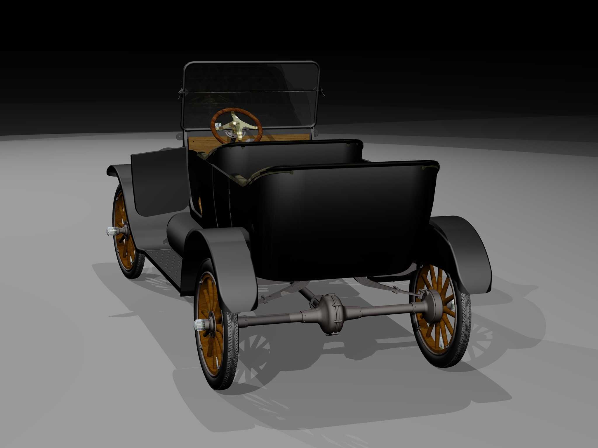 1922福特T型车(巡回赛)-AutoCAD 2008