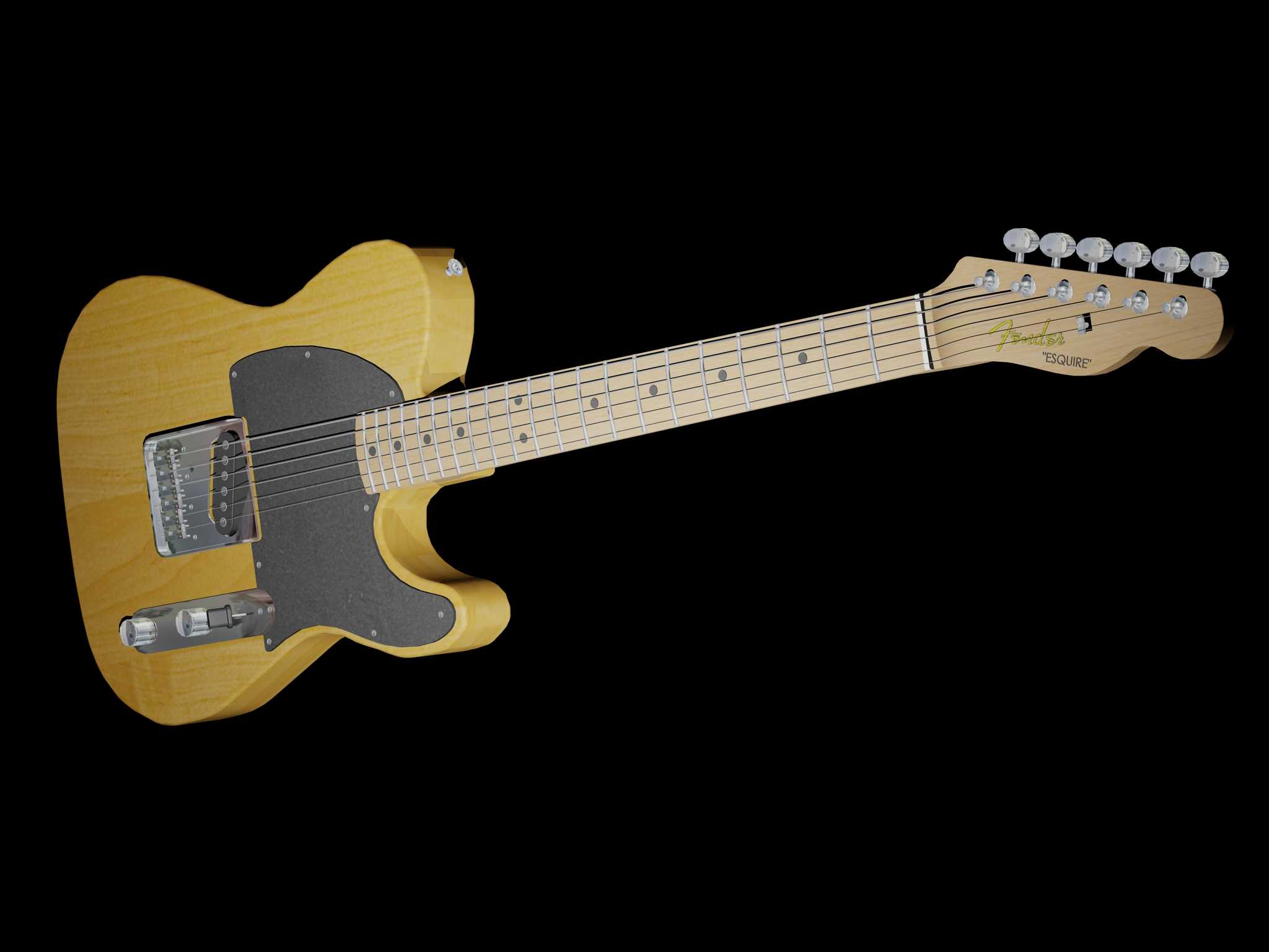 Fender Esquire����-AutoCad 2008