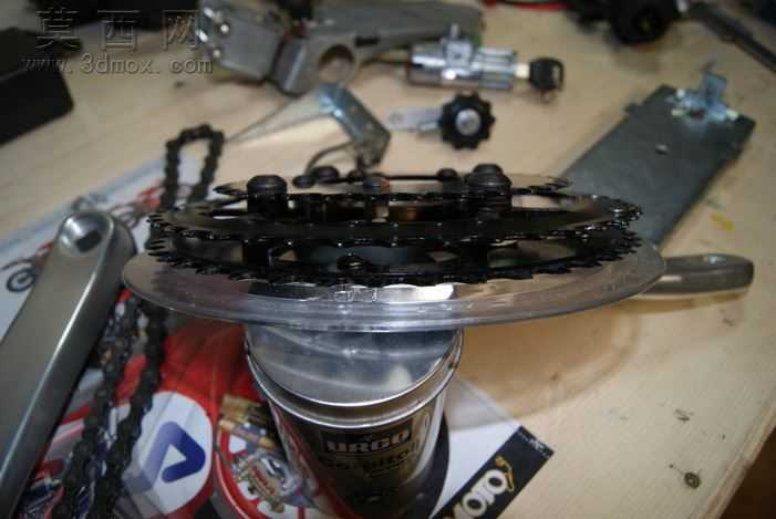 eBike右曲柄44/44/32牙随心所欲Chainwheel