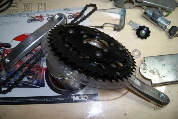 eBike右曲柄44/44/32牙随心所欲Chainwheel