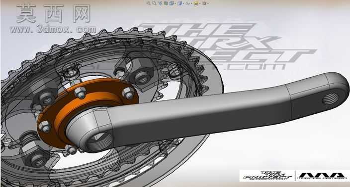 eBike右曲柄44/44/32牙随心所欲Chainwheel