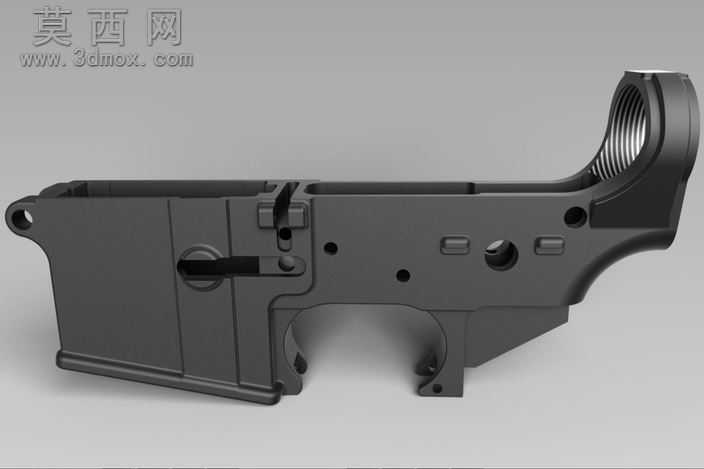 AR-15低与一步一步的例证