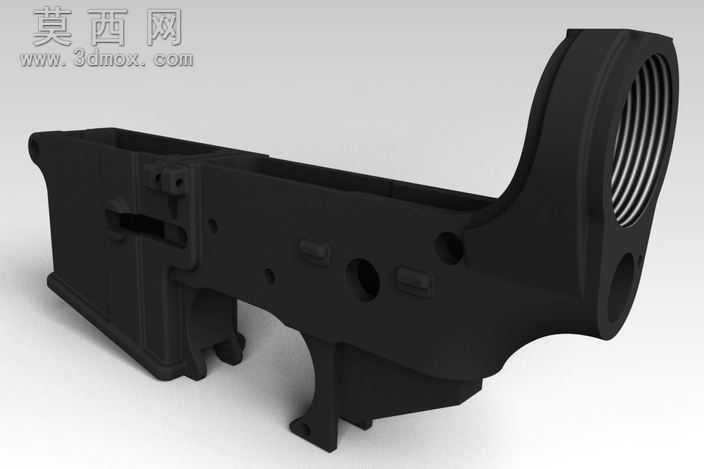 AR-15低与一步一步的例证