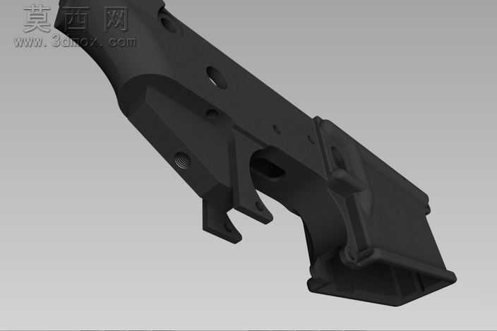 AR-15低与一步一步的例证