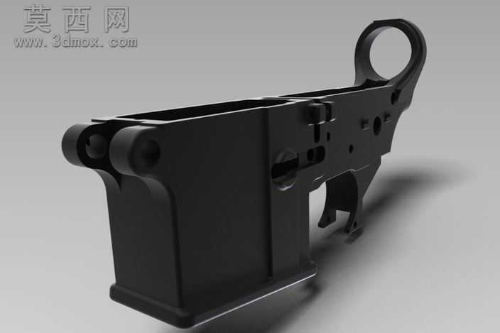 AR-15低与一步一步的例证