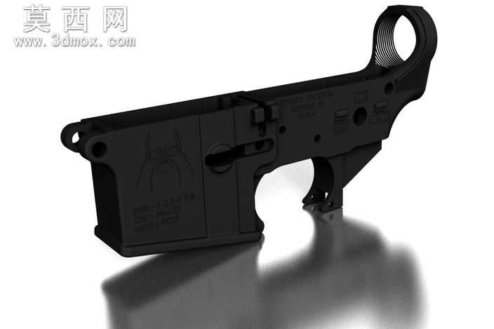 AR-15低与一步一步的例证