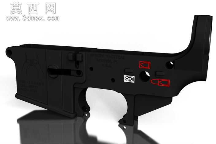 AR-15低与一步一步的例证