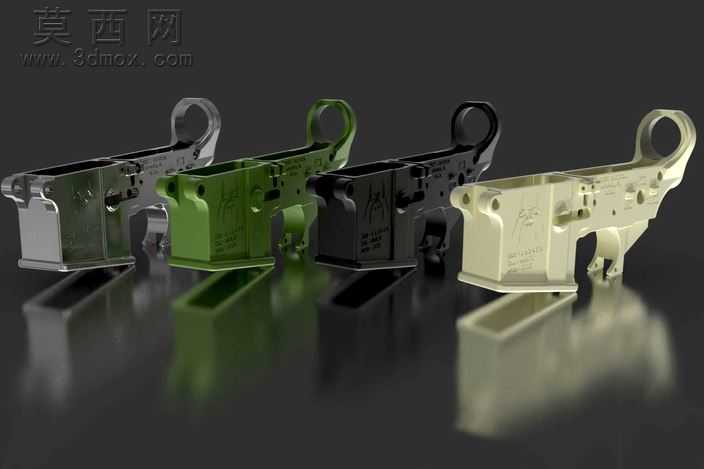 AR-15低与一步一步的例证
