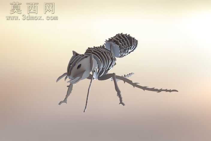火蚂蚁、昆虫、蚂蚁、bug、3d模型、益智、钣金件、metalcraftdes