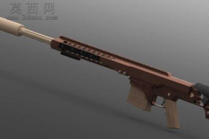 巴雷特MRAD.338(带抑制器)