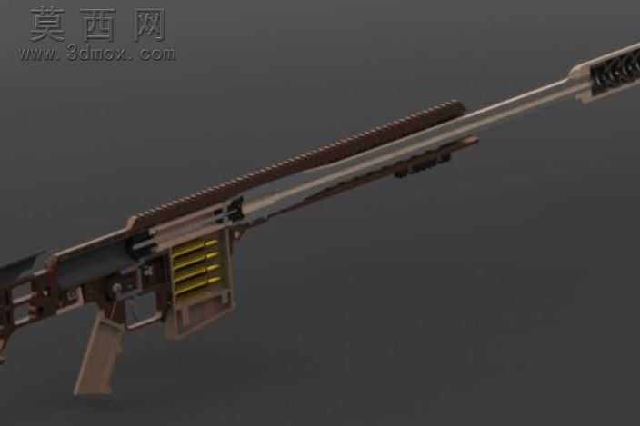 巴雷特MRAD.338(带抑制器)