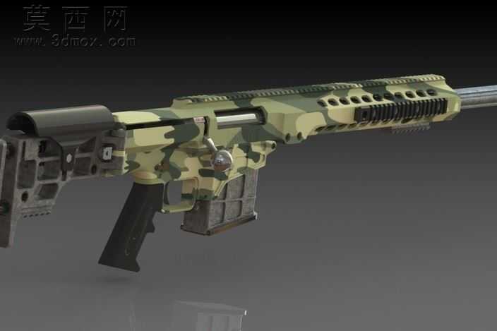 巴雷特MRAD.338(带抑制器)