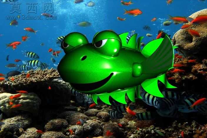 水族馆的鱼-38模型,100 效果图,一次下载!
