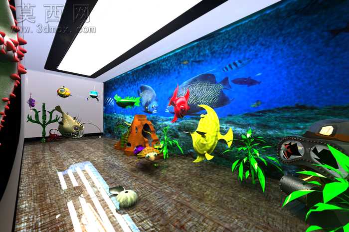 水族馆的鱼-38模型,100 效果图,一次下载!