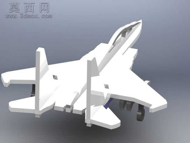 F-15D���·ɻ�ҵ��ֿ��ˡ�3dƴͼ��metalcraftdesign
