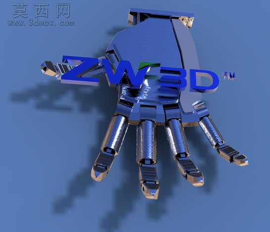 ZW3D轻量级的仿人机器人手