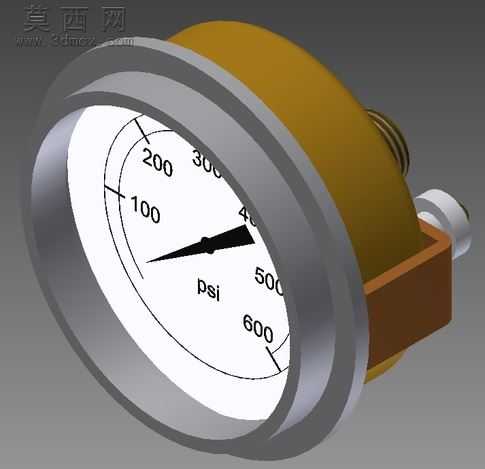 计0-600Psi,U形夹、1/4NPT型号UIU