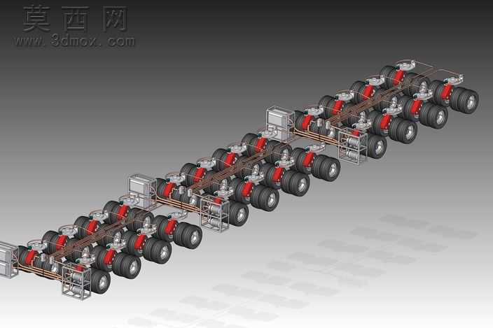 液压轴模块载体平台SolidEdge