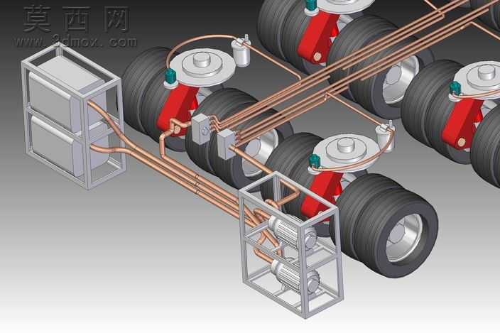 液压轴模块载体平台SolidEdge