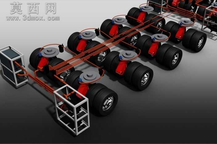 液压轴模块载体平台SolidEdge