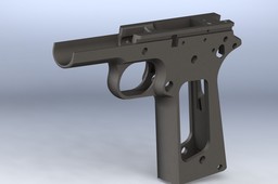 1911A1����׼����cadģ��
