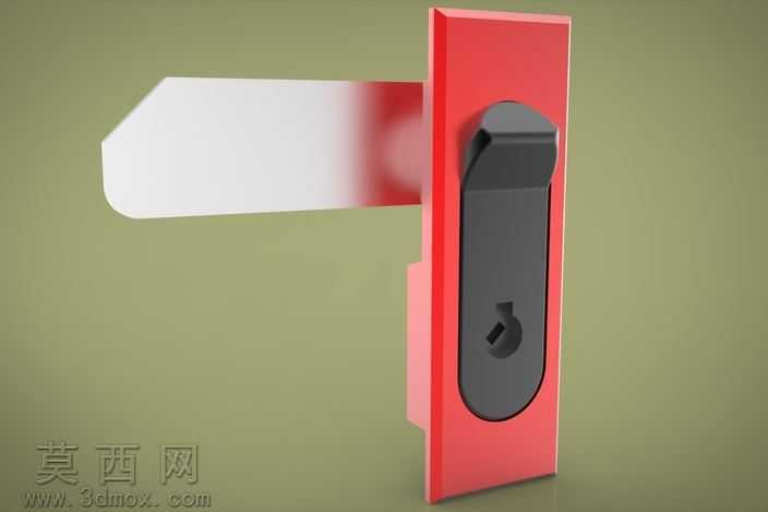 推锁摆动手柄