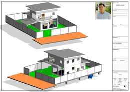SANGWAN的REVIT 2019_现代住宅01