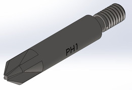 Wera PH1钻头M4螺纹-33mm长(05065075001)