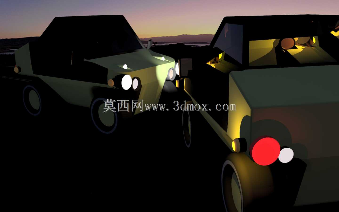 玩具、大众、灯光和效果图。