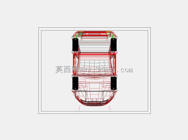 autocad中的汽车三维模型