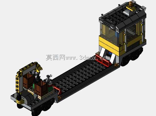 乐高城-红色货运列车(3677)