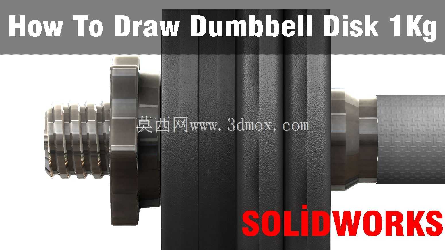 domyos牌哑铃盘1kg
