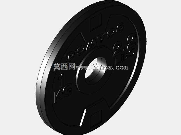domyos牌哑铃盘1kg