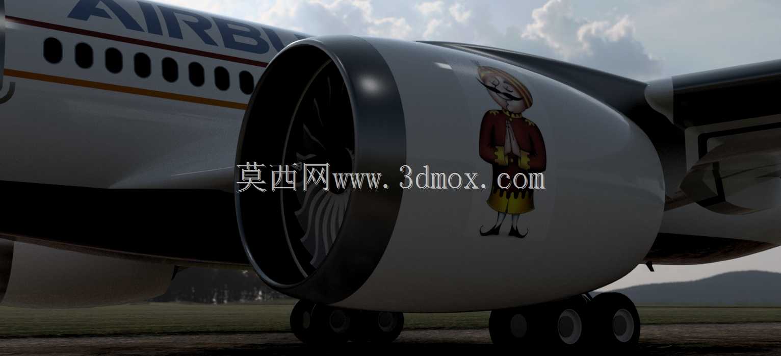 ���пͳ�A350-900�����ں��ս�ģ��3D��ӡ��