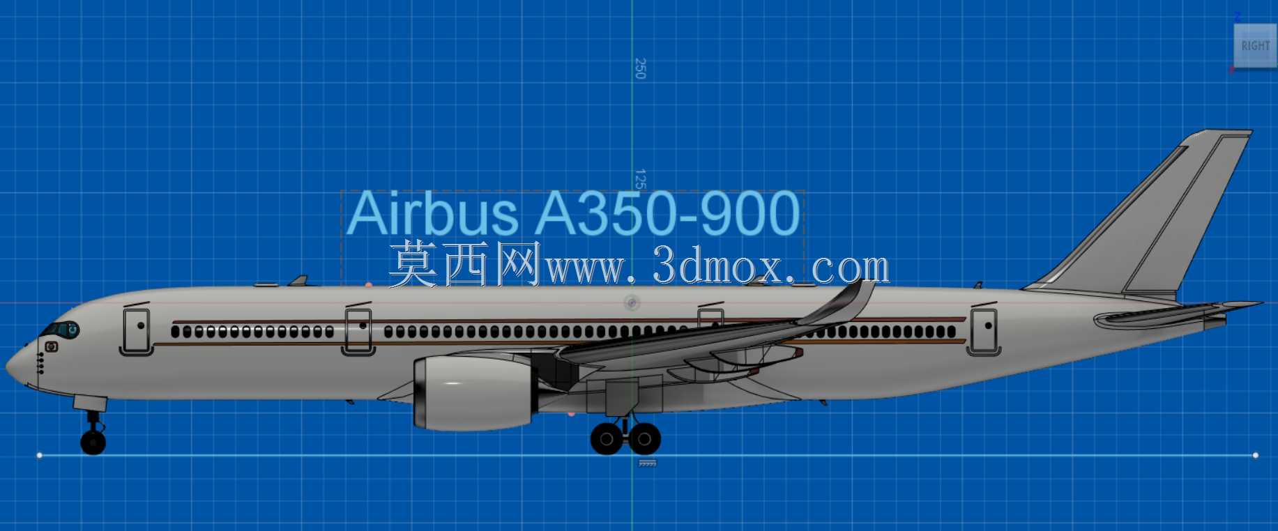 ���пͳ�A350-900�����ں��ս�ģ��3D��ӡ��