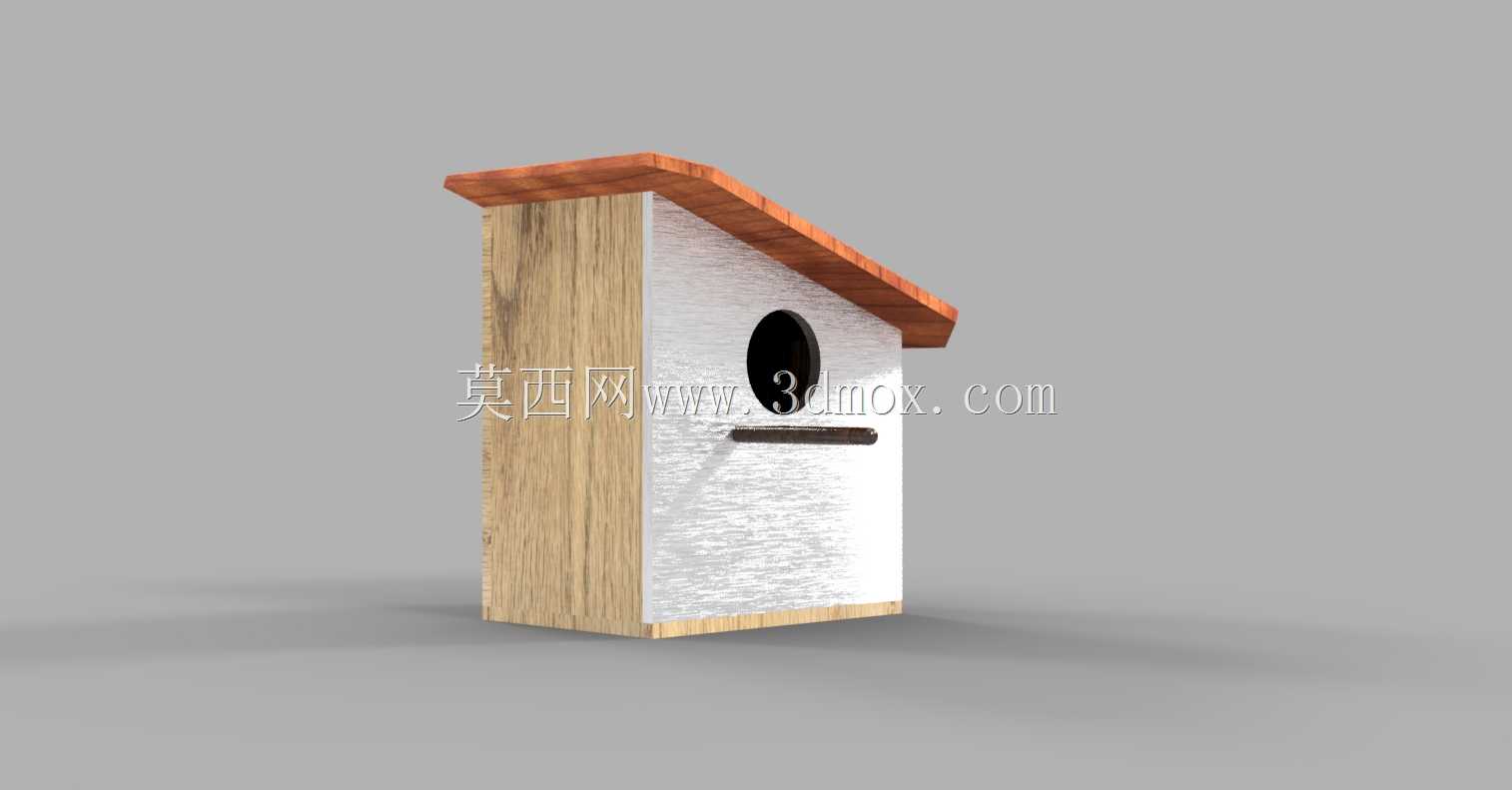Nestkast schuin dak|Birdhouse屋顶
