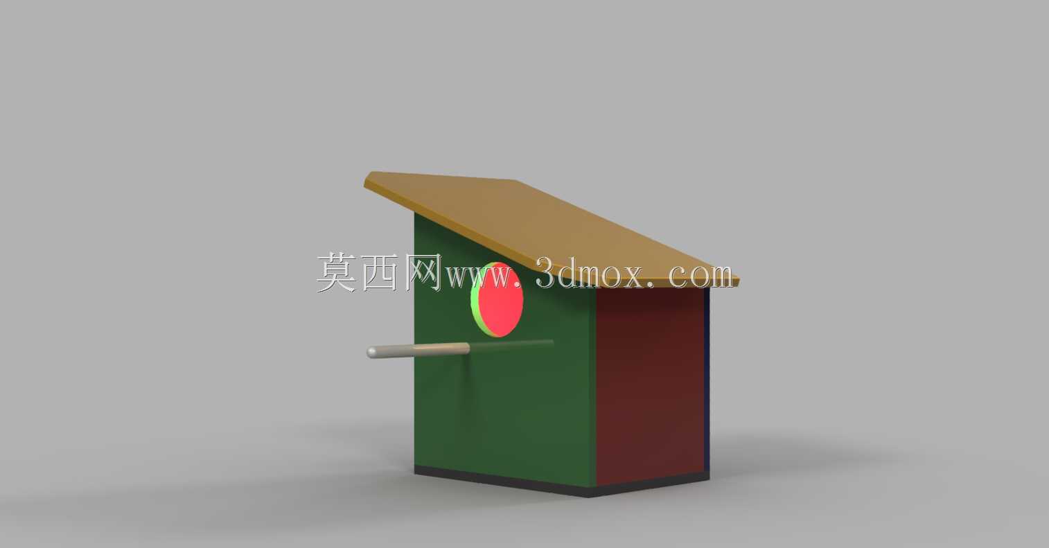 Nestkast schuin dak|Birdhouse屋顶