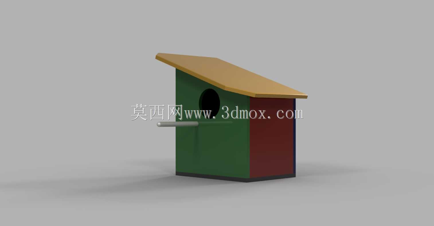 Nestkast schuin dak|Birdhouse屋顶