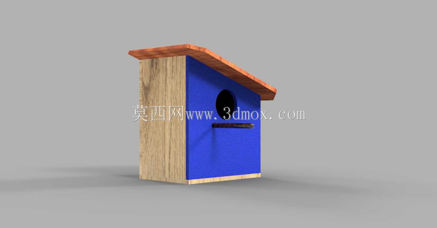 Nestkast schuin dak|Birdhouse屋顶