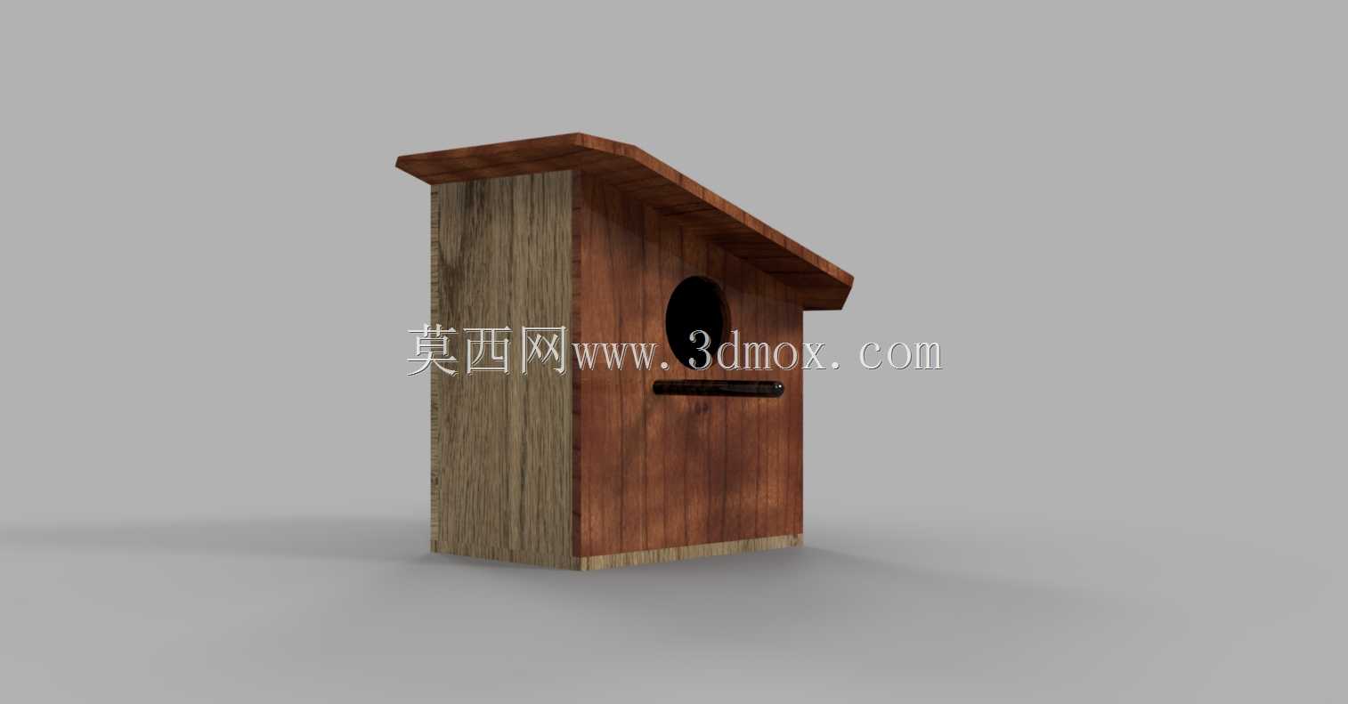 Nestkast schuin dak|Birdhouse屋顶